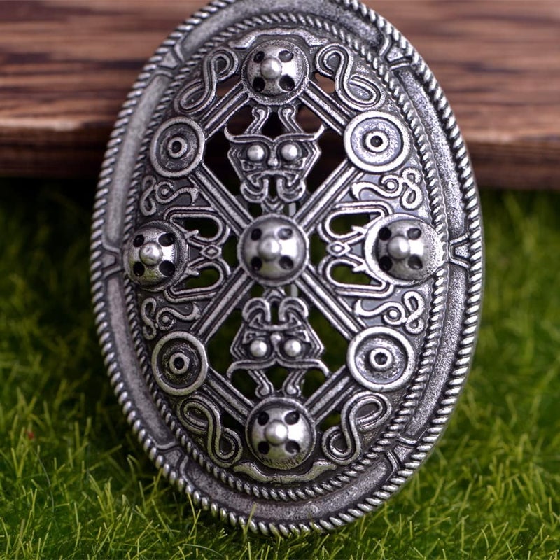 LANGHONG Norse Viking Brooch For Men Turtle Brooch Talisman Jewelry, Gift For Men - Image 3